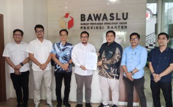 Dorong Penguatan Pelayanan Informasi Publik, Bawaslu Provinsi Banten Terima Visitasi Komisi Informasi