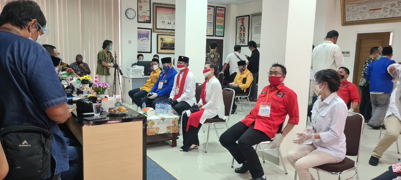 Waskat Hari Pertama Tahapan Pencalonan Pilkada Kota Tangerang Selatan