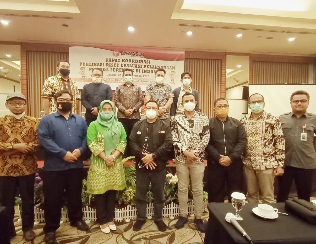 Nuryati : 10 Riset Evaluasi Pilkada di serahkan ke Bawaslu RI.