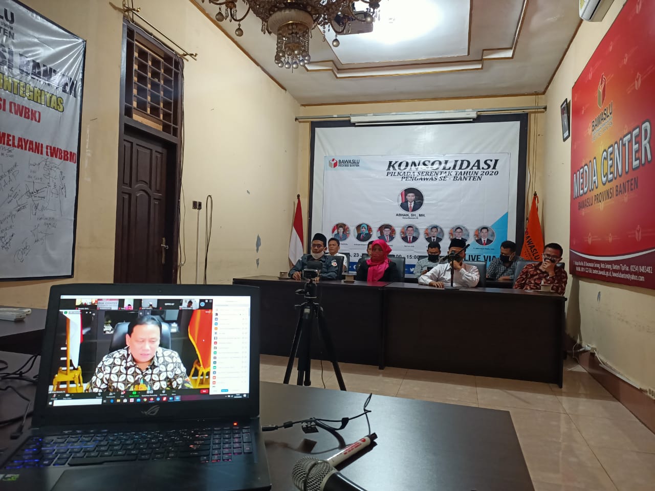 Bawaslu Banten Pastikan Kesiapan Personil dalam Tugas Pengawasan ditengah Pandemi