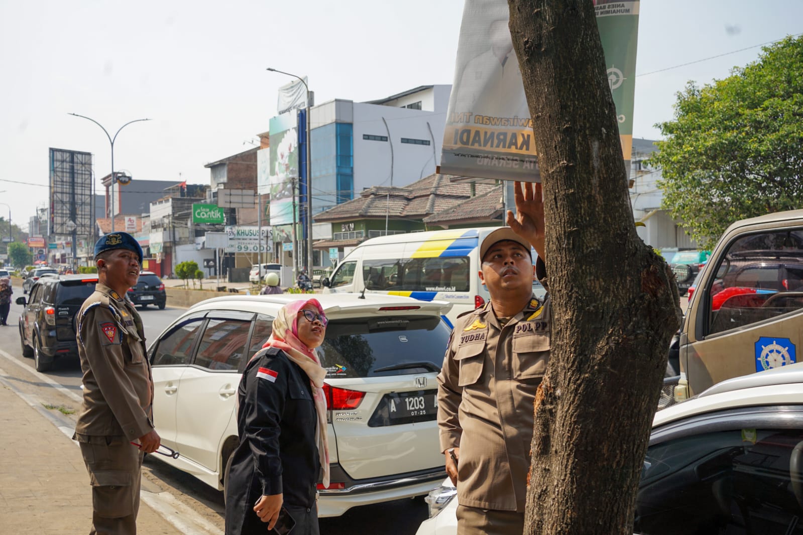 Bawaslu Banten Awasi Penertiban APS di Jalan Protokol Serang
