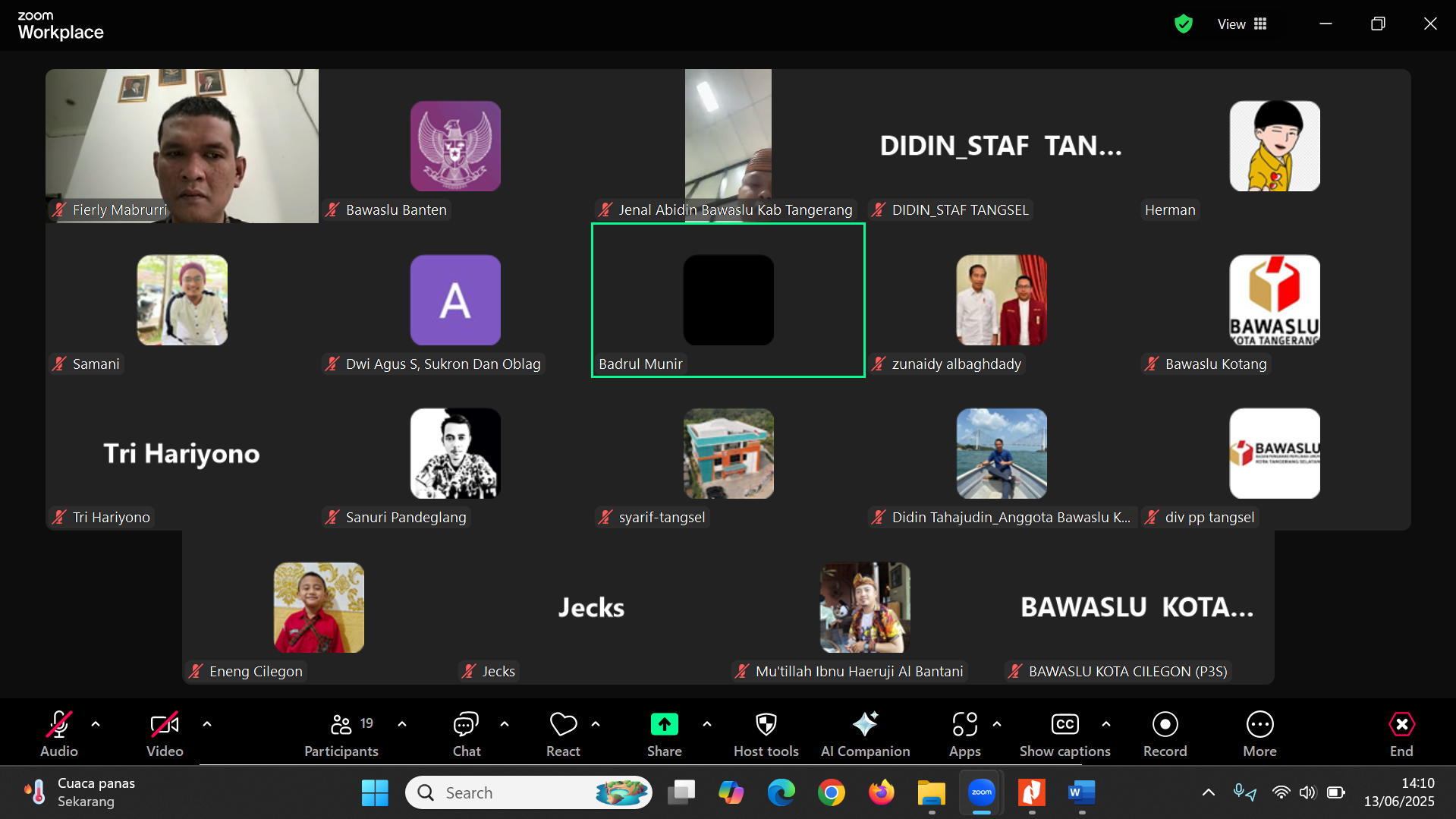 Bawaslu Banten Tegaskan Pentingnya Validasi Data Barang Dugaan Pelanggaran