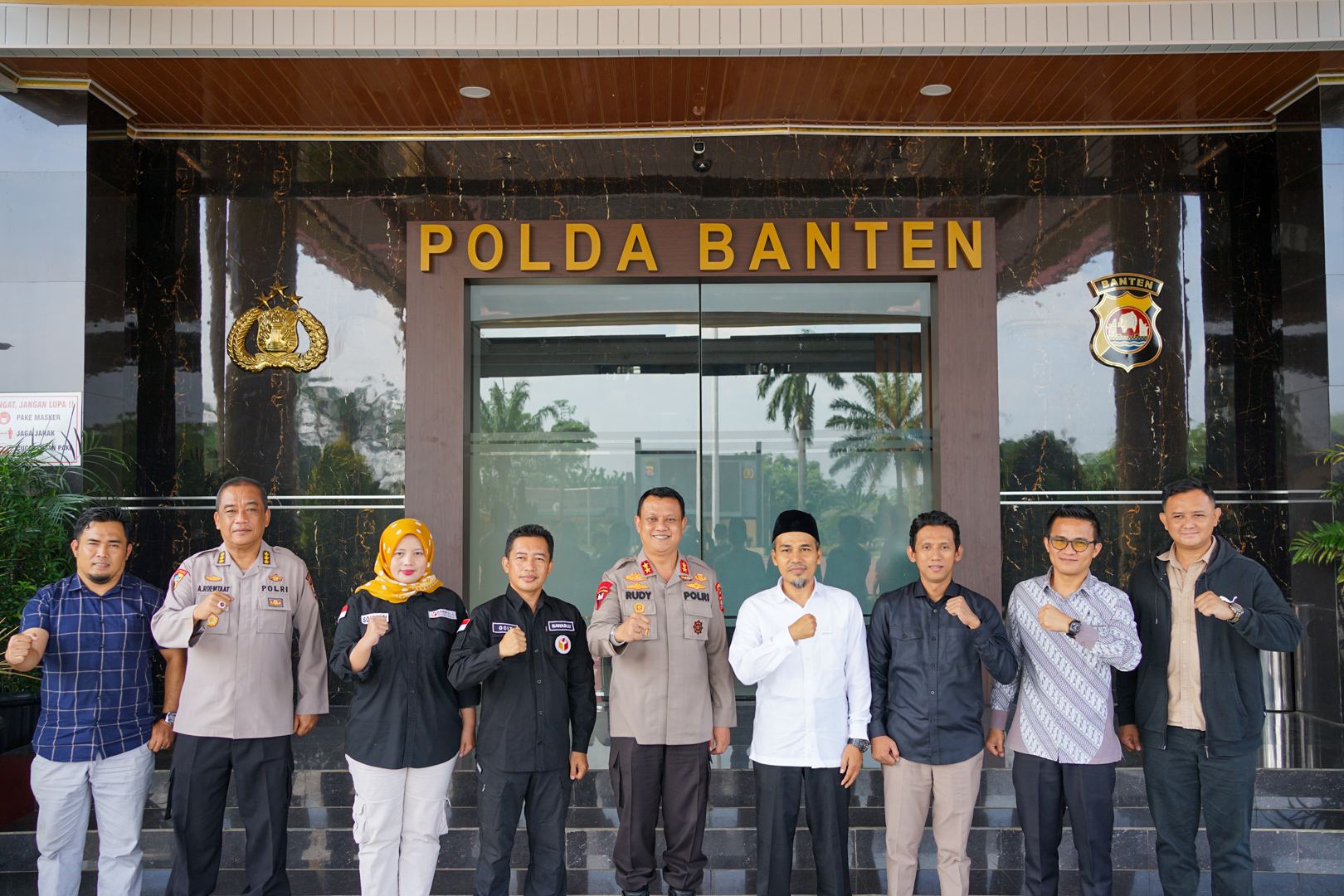 Perkuat Gakkumdu, Bawaslu Banten Kunjungi Polda Banten