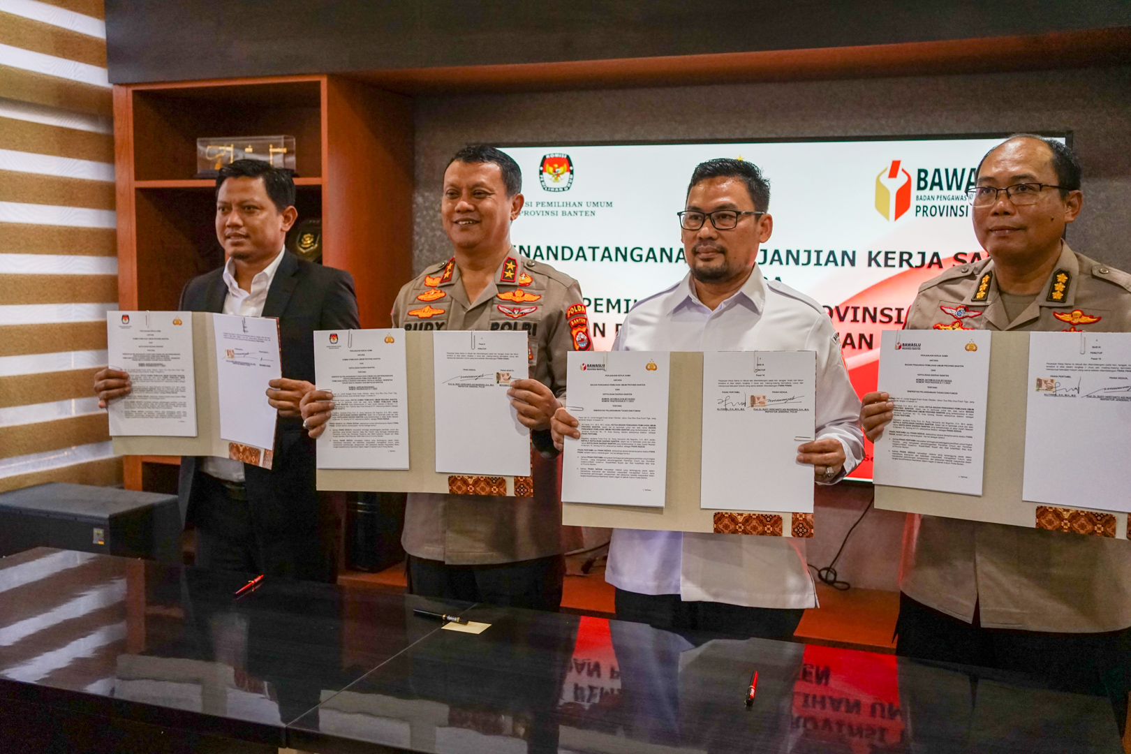 Bawaslu Banten Kokohkan Kerjasama dengan Polda Banten