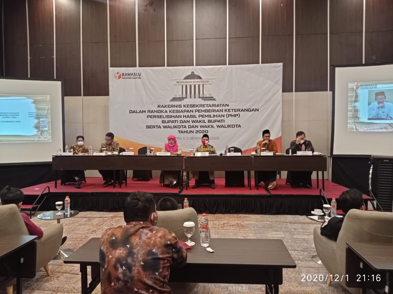 Hadapi kemungkinan PHP, Bawaslu Banten Gelar Rakernis