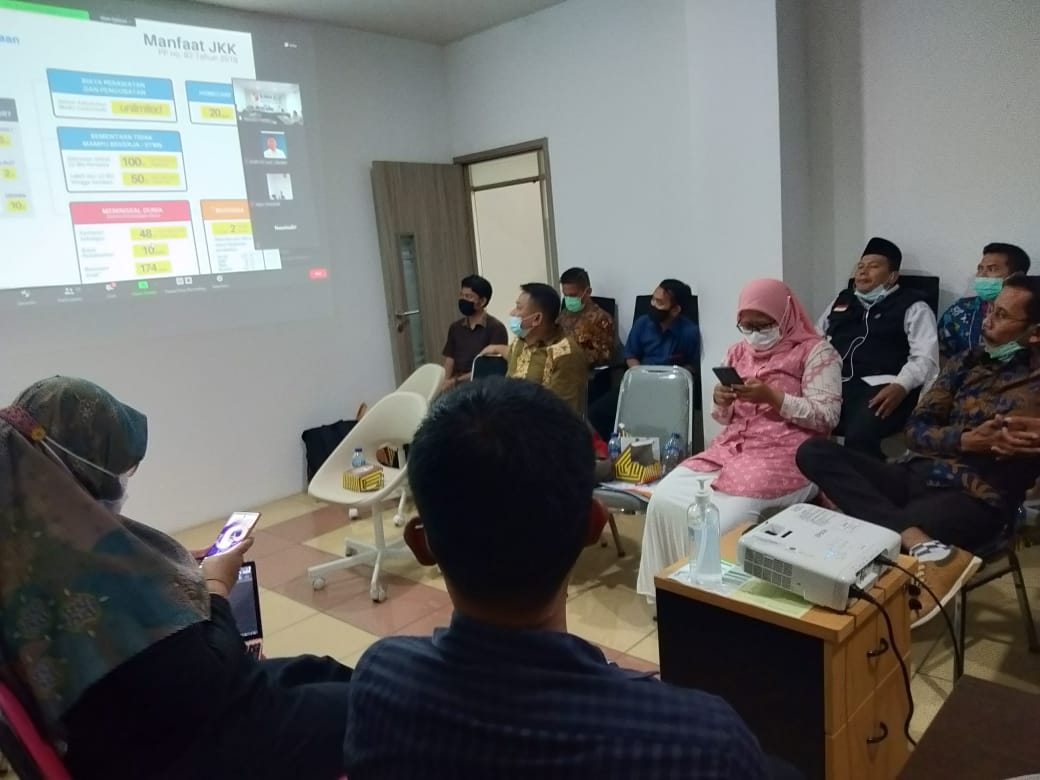 Sosialisasi Penyelenggaraan Jaminan Sosial Ketenagakerjaan di Lingkungan Bawaslu