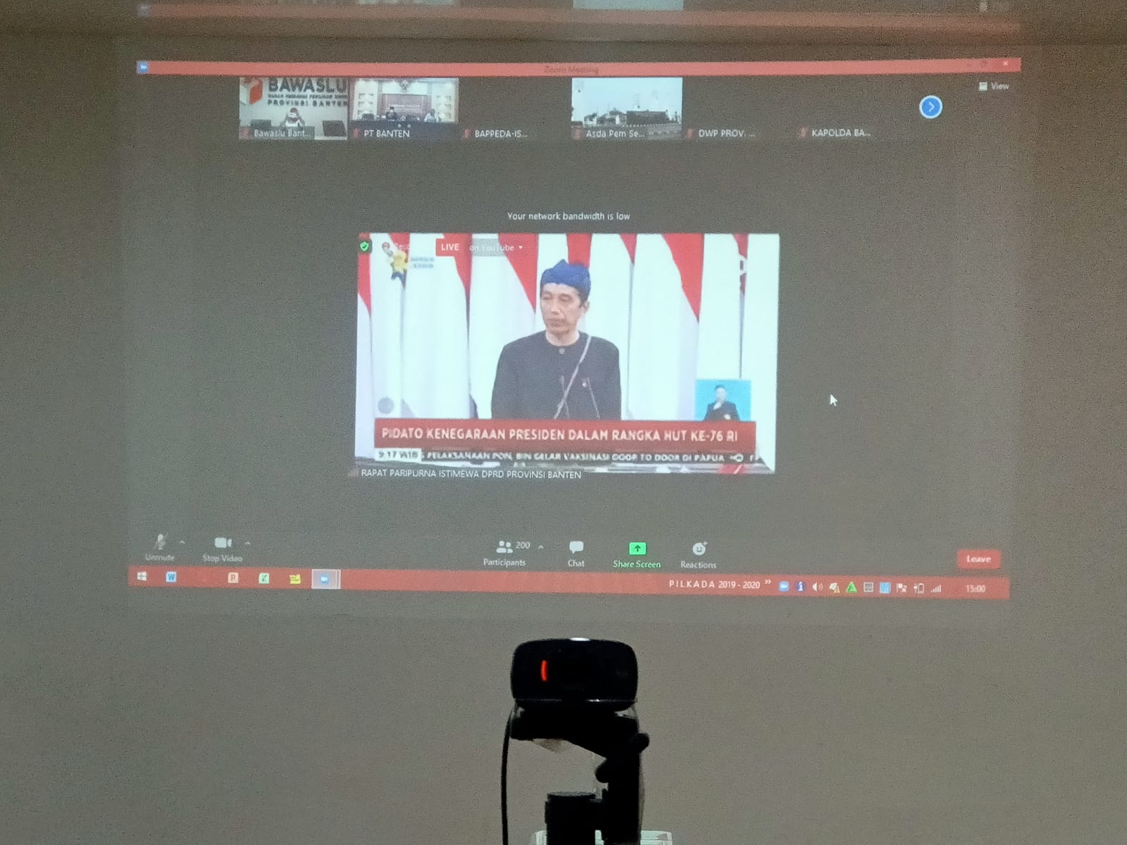 HUT RI ke 76, Bawaslu Banten Hadiri Rapat Paripurna DPRD Provinsi Banten