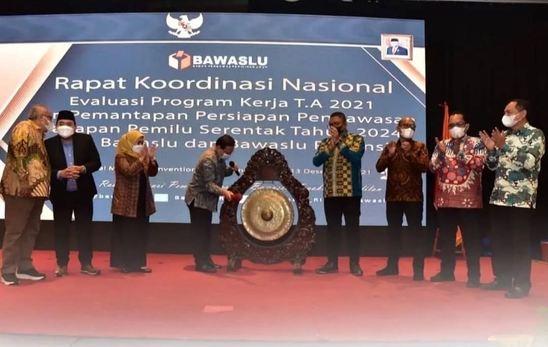 Gelar Rakornas, Bawaslu Proyeksikan Program Kerja Prioritas Tahun 2022