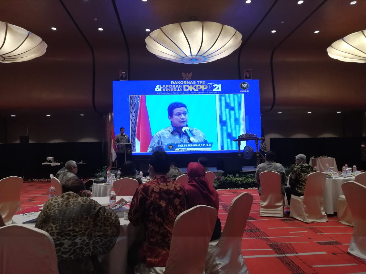 TPD Banten Hadiri Rakornas DKPP Tahun 2021