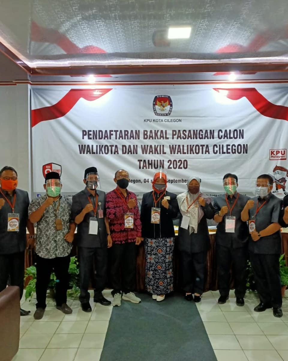 Pengawasan Melekat Tahapan Pencalonan Hari Pertama di Kota Cilegon