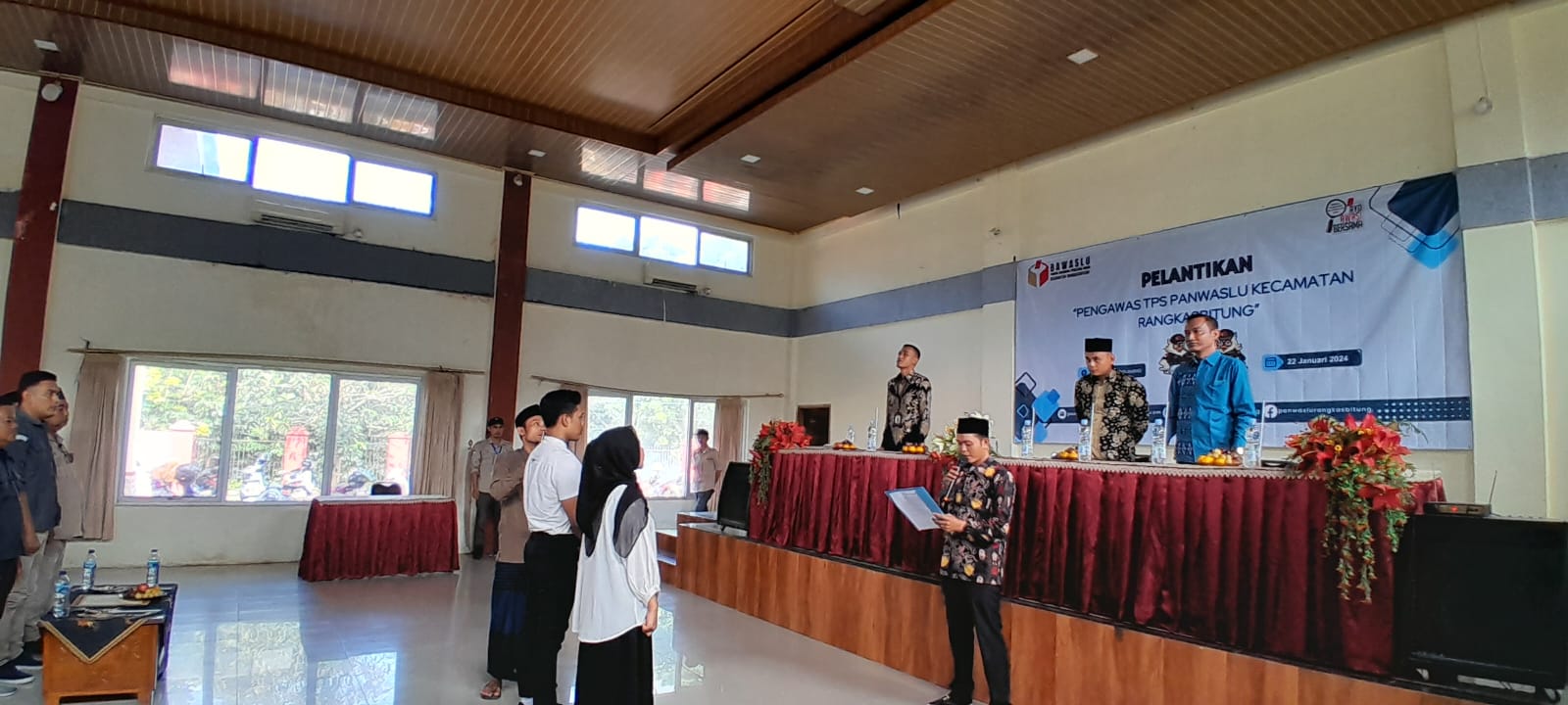 33.324 Pengawas TPS Di Banten Dilantik