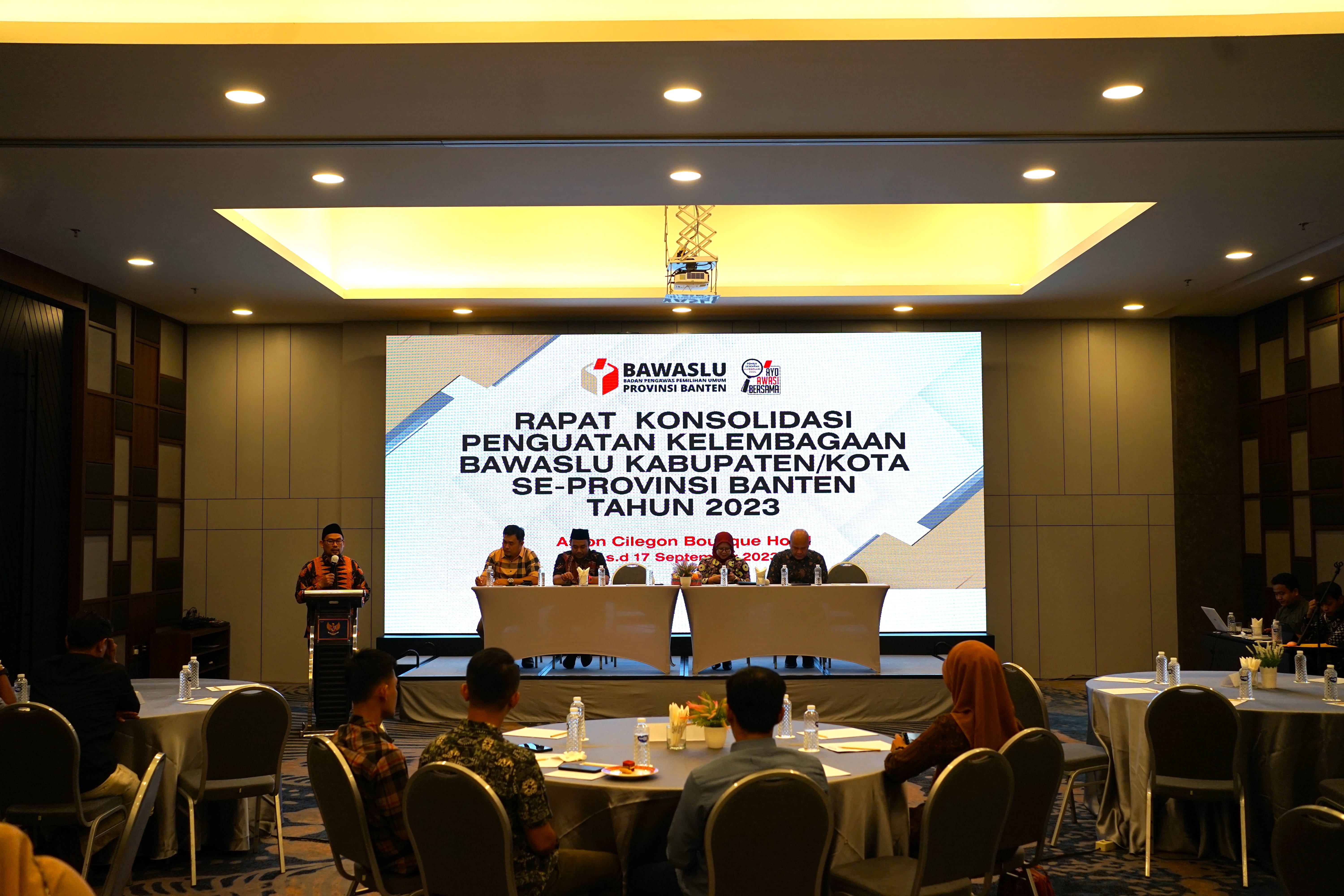 Bawaslu Banten Ajak Bawaslu Kabupaten/Kota Susun Blueprint Rencana Kerja Bersama