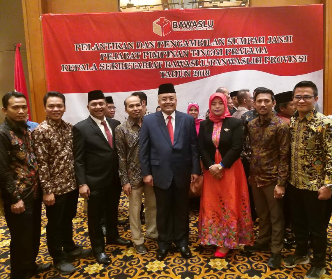 Kasek Bawaslu Provinsi Banten yang Baru Dilantik Hari Ini