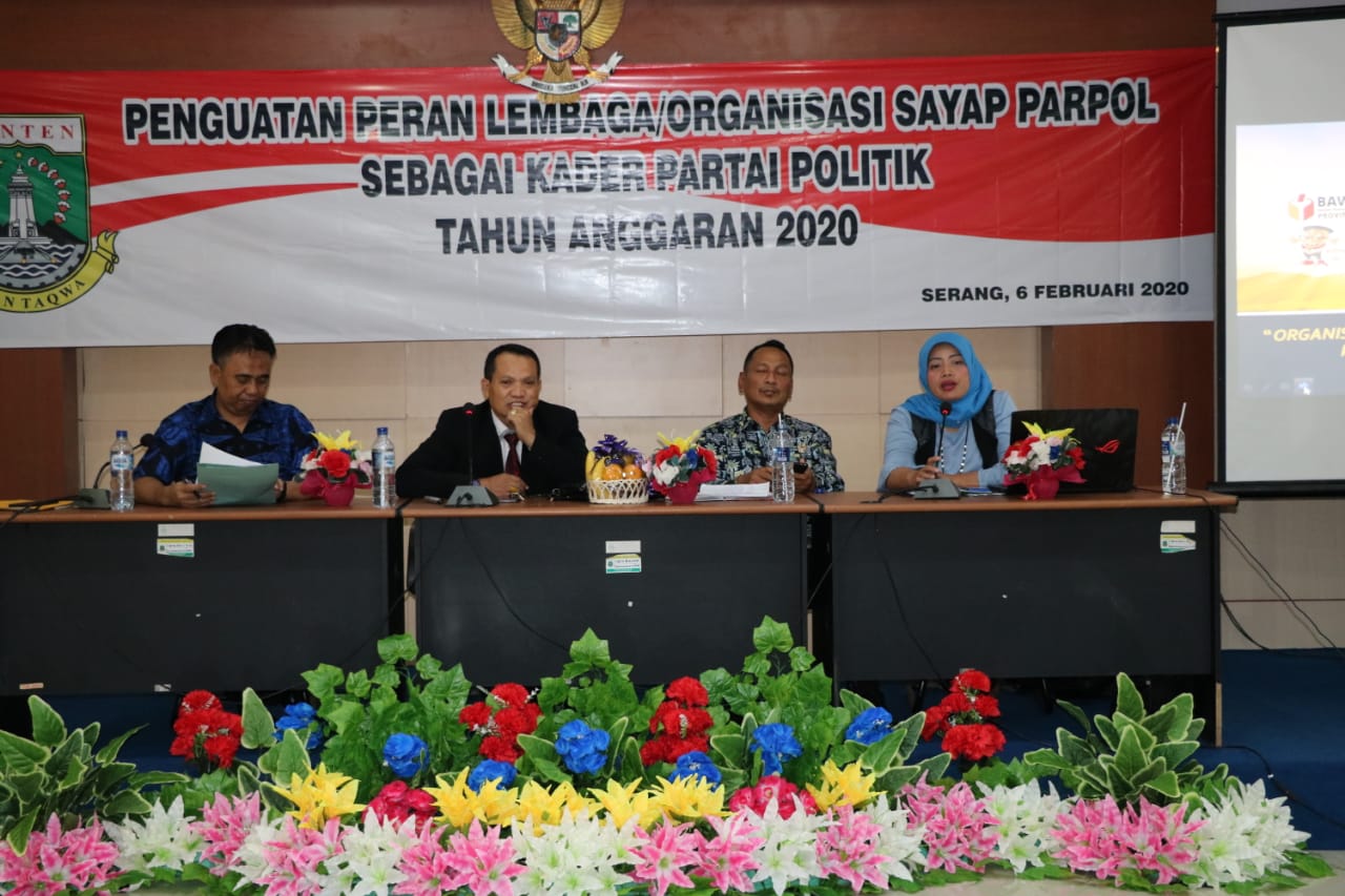 Bawaslu Hadiri Rapat Penguatan Peran Lembaga Sayap Parpol Sebagai Kader Parpol