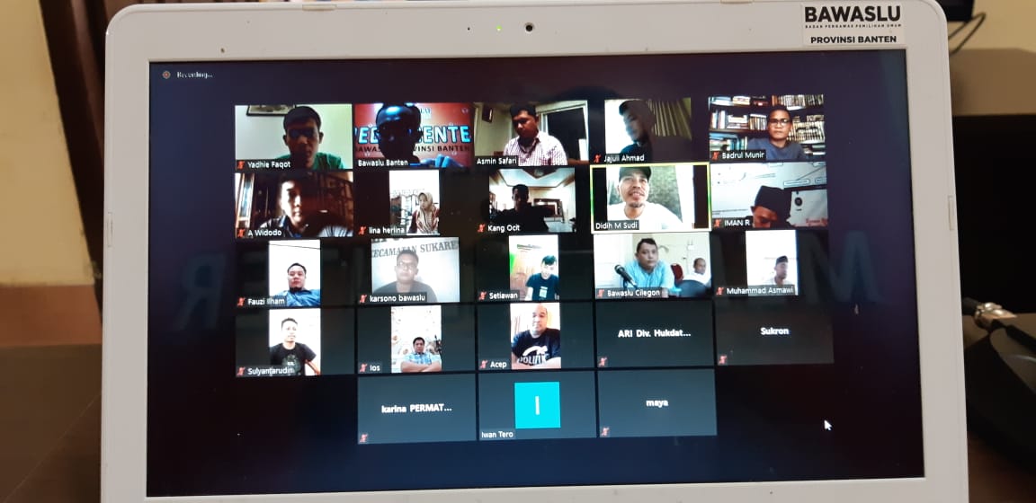 Bawaslu Banten Gelar Rapat Koordinasi Bahas Panwaslu Kecamatan dan Panwaslu Desa/Kelurahan