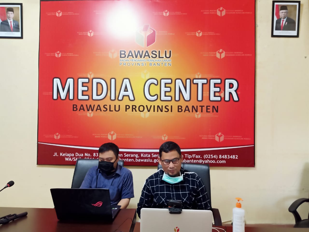 Perkuat Koordinasi, Bawaslu Banten ikuti Rakor Penyelesaian Sengketa online se Indonesia