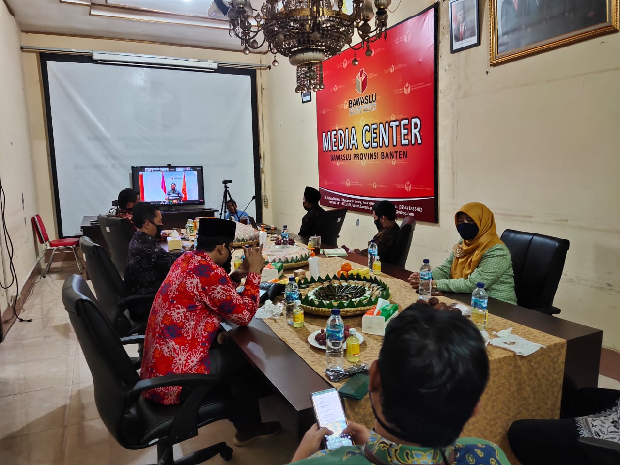 Rayakan HUT Bawaslu Ke-12 Ditengah Pandemi, Bawaslu Se-Indonesia Gelar Video Conference