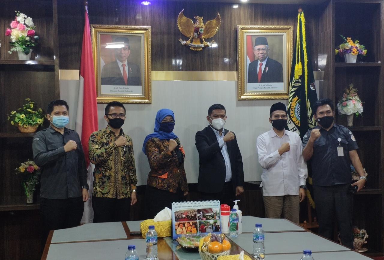 Bawaslu Provinsi Banten Hadiri Kunjungan Kelembagaan di DPRD Provinsi Banten