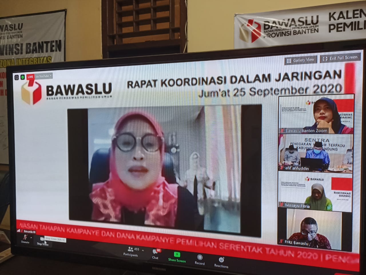 Rakor Pengawasan Kampanye dan Dana Kampanye Pemilihan Tahun 2020