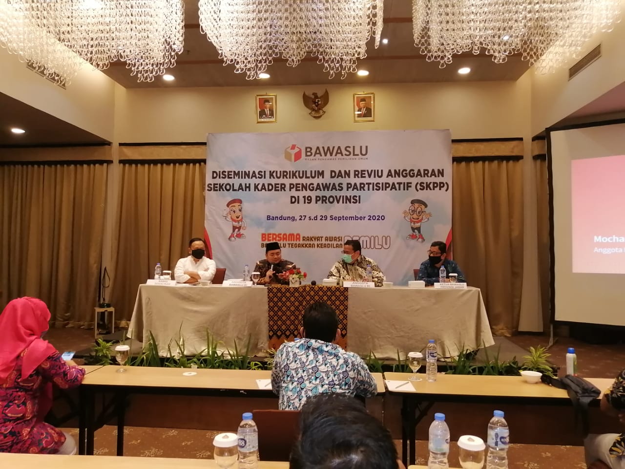 Bawaslu Banten Hadiri Kegiatan Diseminasi Kurikulum dan Reviu Anggaran Sekolah Kader Pengawasan Partisipatif (SKPP)