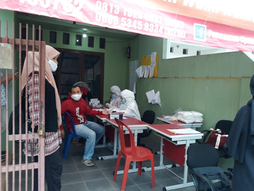 4 Momen Pelaksanaan Rapid Test PTPS Tangerang Selatan