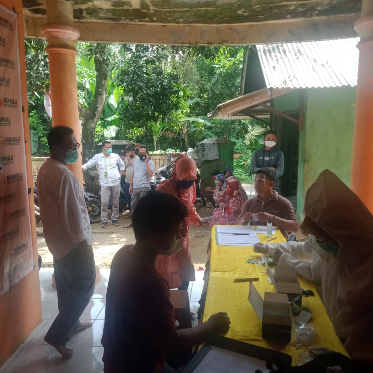 Foto-Foto Pelaksanaan Rapid Test PTPS Pandeglang