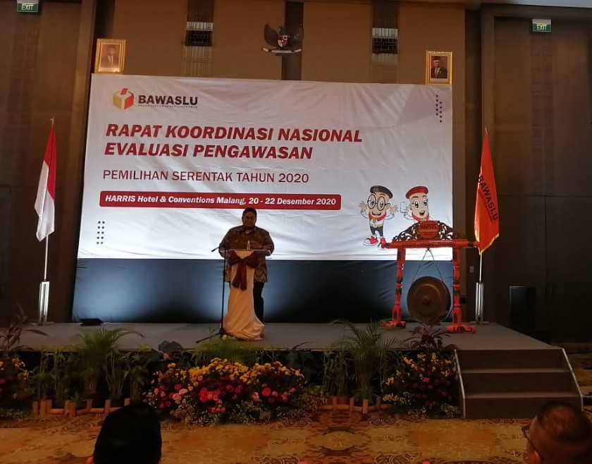 Bawaslu Provinsi Banten Hadiri Rakornas Evaluasi Pengawasann Pemilihan Serentak Tahun 2020