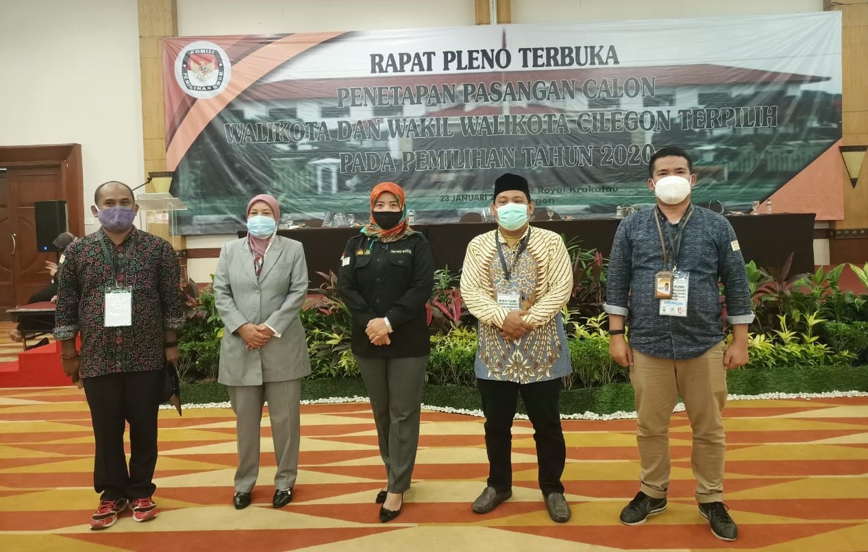 Pleno penetapan Paslon terpilih, Pilkada Kota Cilegon telah selesai