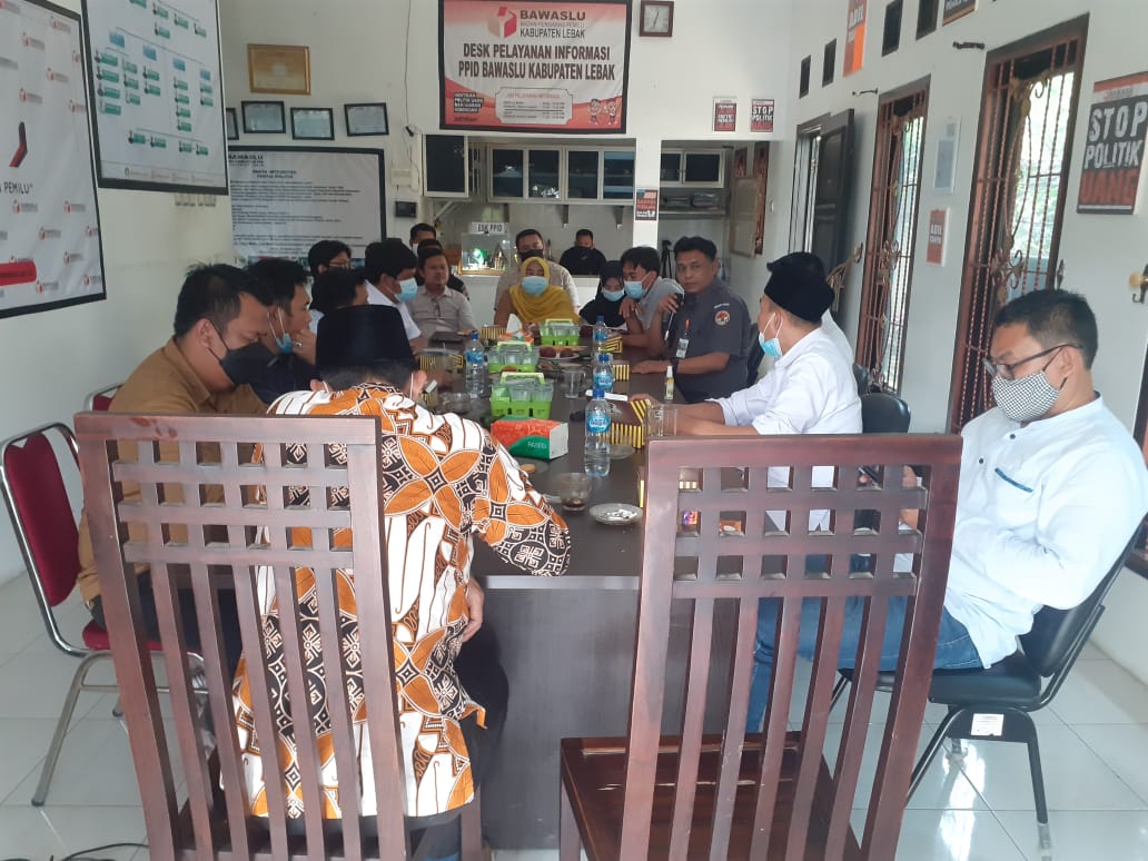 Dalam Rangka Pembinaan dan Penguatan Kelembagaan Bawaslu Kabupaten/Kota, Bawaslu Banten Kunjungi Lebak