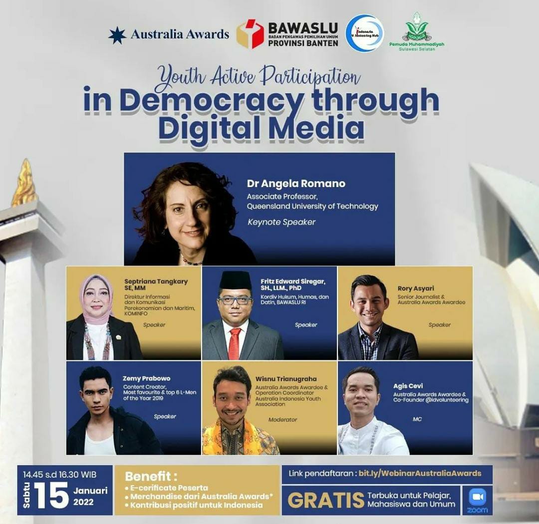 Antisipasi Hoax di Pemilu 2024, Bawaslu Banten Kerjasama dengan Australia Award