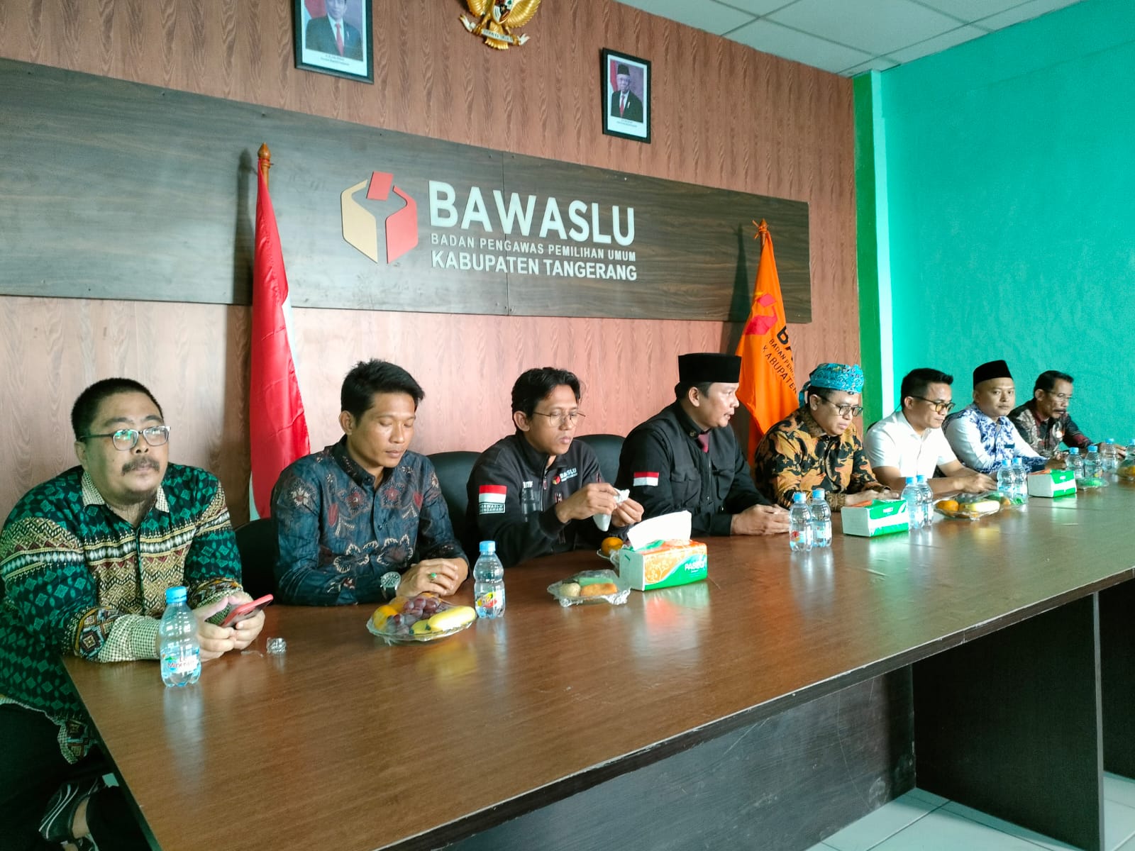 Supervisi ke Kabupaten Tangerang, Puadi ke Panwascam: â€œPengawas Pemilu harus Berintegritas dan Profesionalâ€