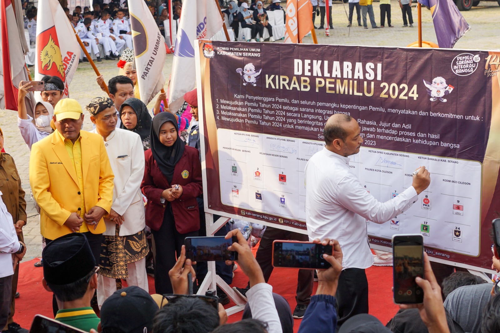 Hadiri Kirab Pemilu 2024, Zainal: Bawaslu Datang Sebagai Pengawas