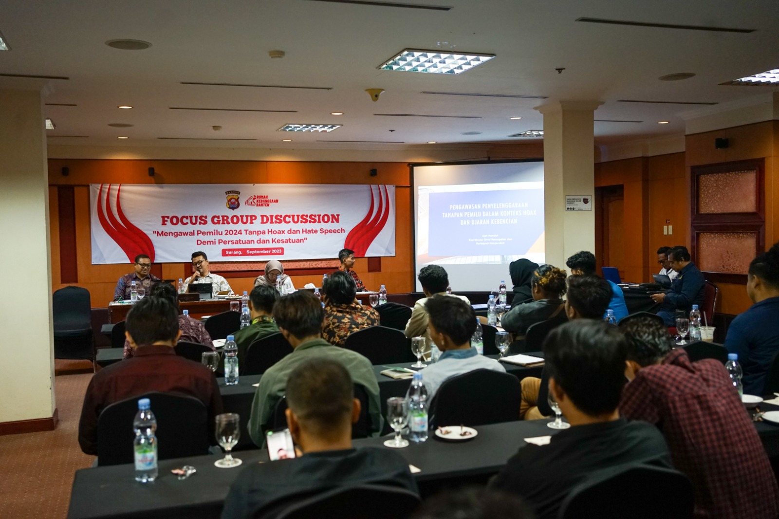 Bawaslu Banten Ajak Pemuda dan Mahasiswa Awasi Pemilu 2024 dari Hoax dan Hate Speech