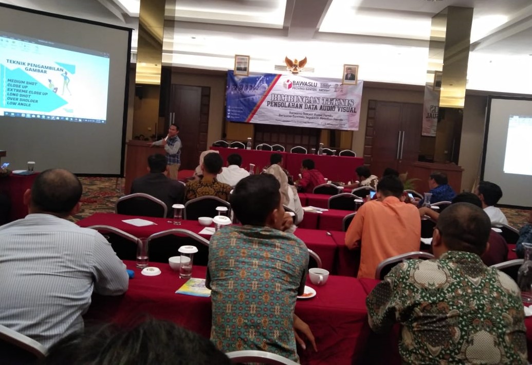 BAWASLU PROVINSI BANTEN GELAR BIMTEK PENGOLAHAN DATA AUDIO VISUAL
