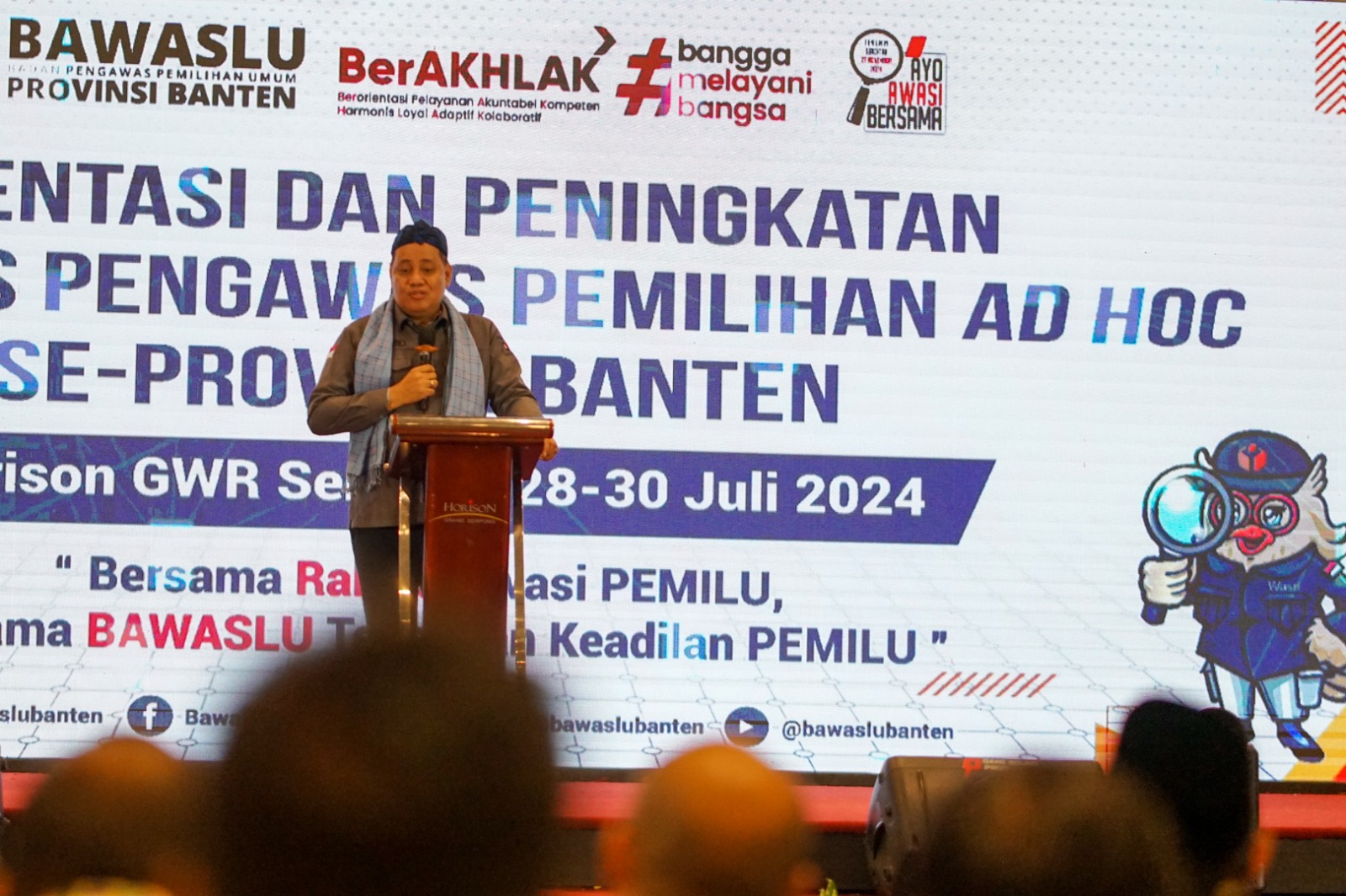 Herwyn Ajak Pengawas Pemilihan Kecamatan Se-Banten Wujudkan Tagline Bawaslu