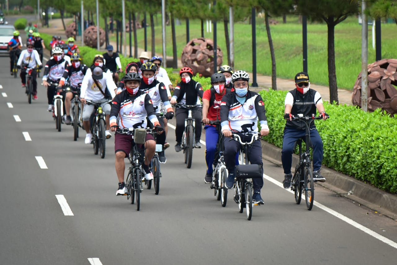 Sepeda Santai Rangkaian HUT RI Ke-75