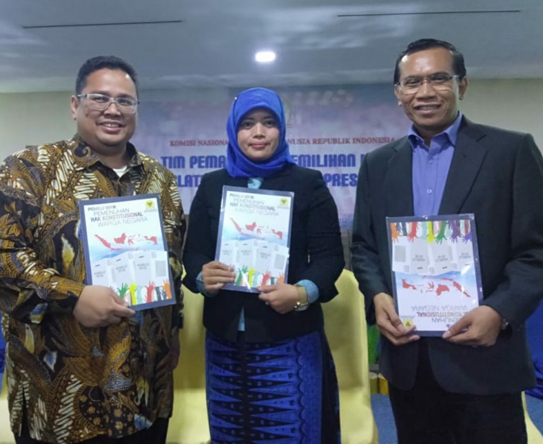 KOMNAS HAM GELAR HASIL PEMANTAUAN PEMILU 2019