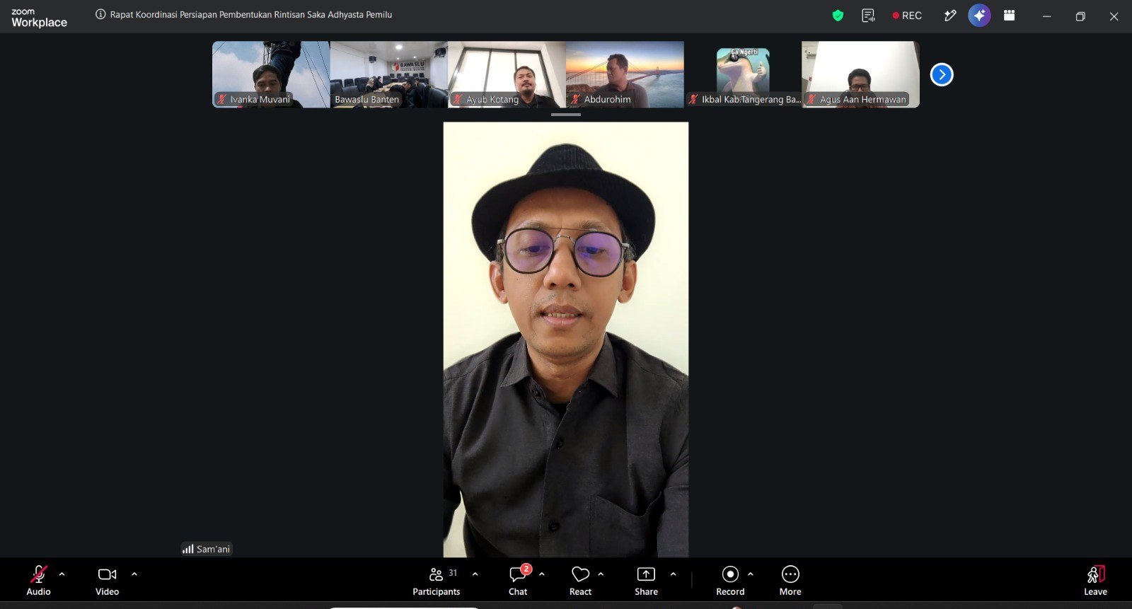 Bawaslu Provinsi Banten targetkan 100% pembentukan Saka Adhyasta ditingkat Bawaslu Kabupaten Kota.