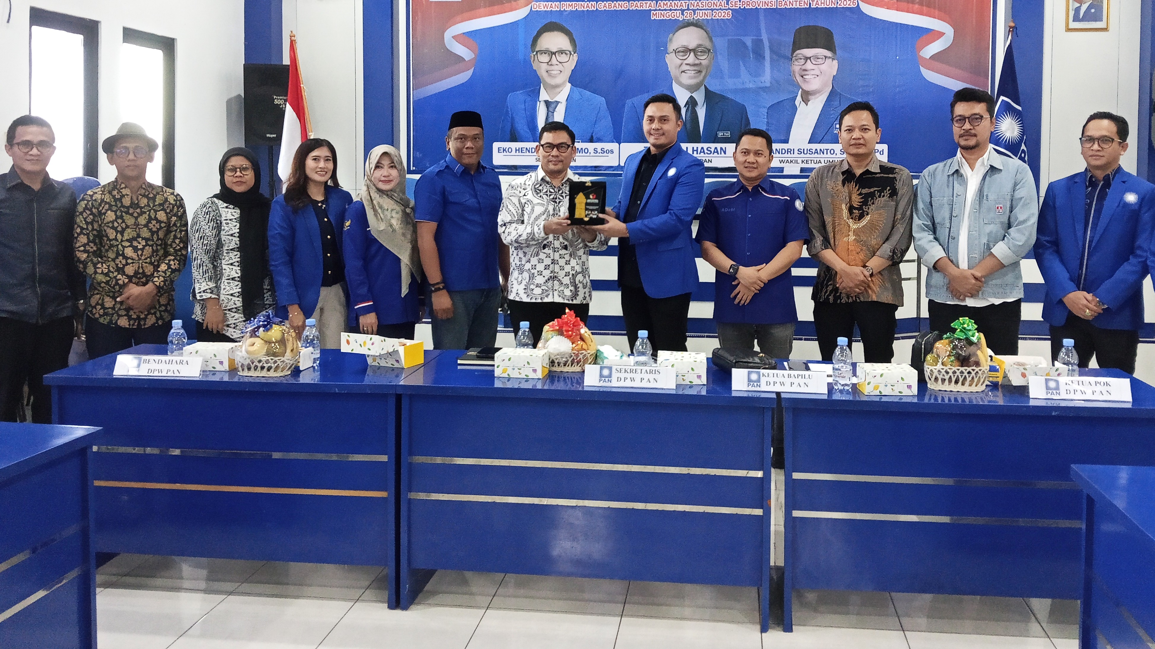Perkuat Komitmen Mewujudkan Pemilu Berintegritas, Bawaslu Provinsi Banten Konsolidasi Demokrasi dengan DPW PAN