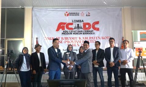 Kota Cilegon Raih Juara Pertama ACDC Produk Hukum, Wujud Penguatan Kapasitas Pengawas Pemilu