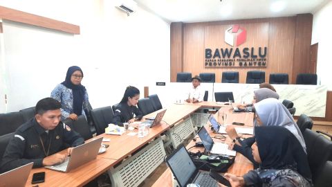 Bawaslu Banten Bahas Capaian IKU dan Kesiapan Data Pendukung