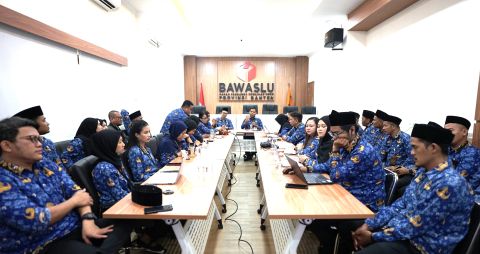 Bawaslu Provinsi Banten Evaluasi Capaian Program dan Kinerja Triwulan III