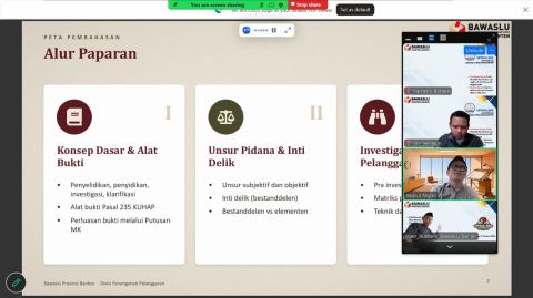 Badrul Tekankan Ketepatan Penelusuran Bukti dalam Penanganan Pelanggaran Pemilu
