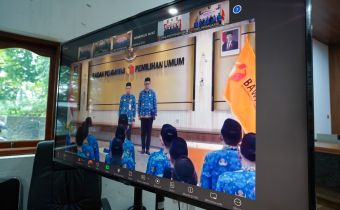 Sekjen Lantik 16 PPPK Bawaslu Banten, Plt. Kasek Minta Tunjukan Kinerja Terbaik