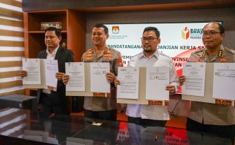 Bawaslu Banten Kokohkan Kerjasama dengan Polda Banten