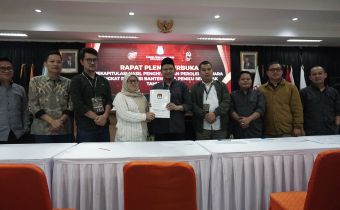 Awasi Rekapitulasi Penghitungan Perolehan Suara Pemilu 2024, Bawaslu Banten : Pastikan Seluruh Proses Sesuai Aturan