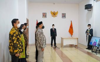 Agus Humaedi Dilantik Jadi PAW Anggota Bawaslu Kota Serang