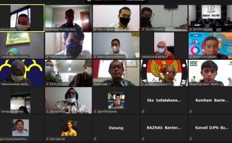 Bawaslu Provinsi Banten ikuti kegiatan Sosialisasi Monitoring dan Evaluasi (Monev) Keterbukaan Informasi Publik (KIP) tahun 2021