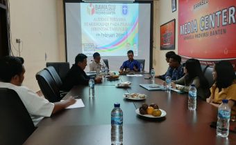 Bawaslu Banten Terima Kunjungan Audiensi GMKI Serang