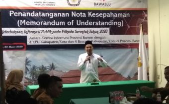 Ketua Bawaslu Banten: Informasi Pilkada Harus Terbuka